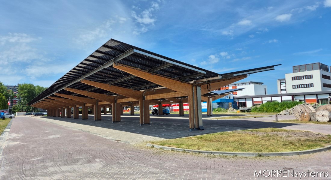 MORRENsolar solar parking Nij Smellinghe Drachten